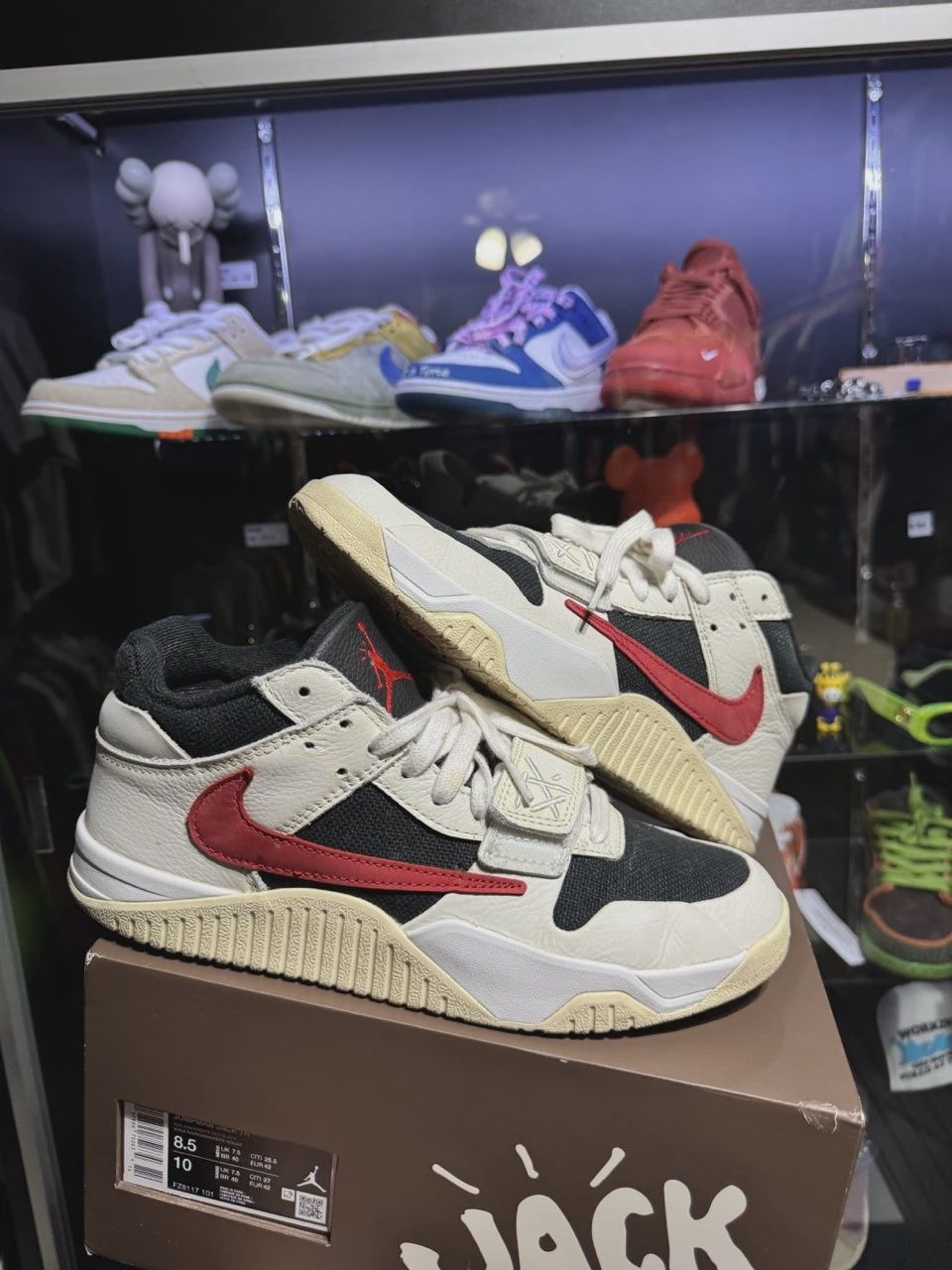 Jordan Jumpman Jack TR Travis Scott University Red • Pre-Owned [8049]