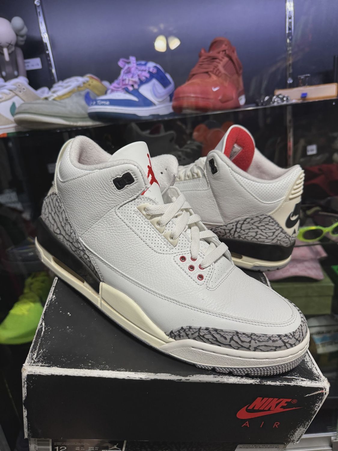 Air Jordan 3 Retro White Cement Reimagined • Pre-Owned [9073]