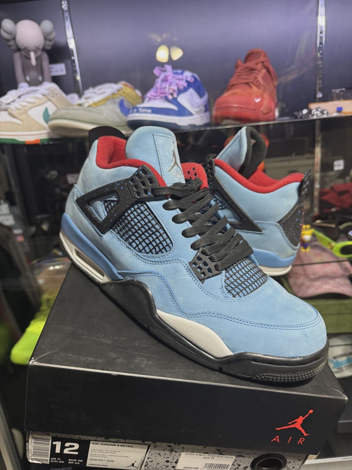 Air Jordan 4 Retro Travis Scott Cactus Jack • Pre-Owned [5720]