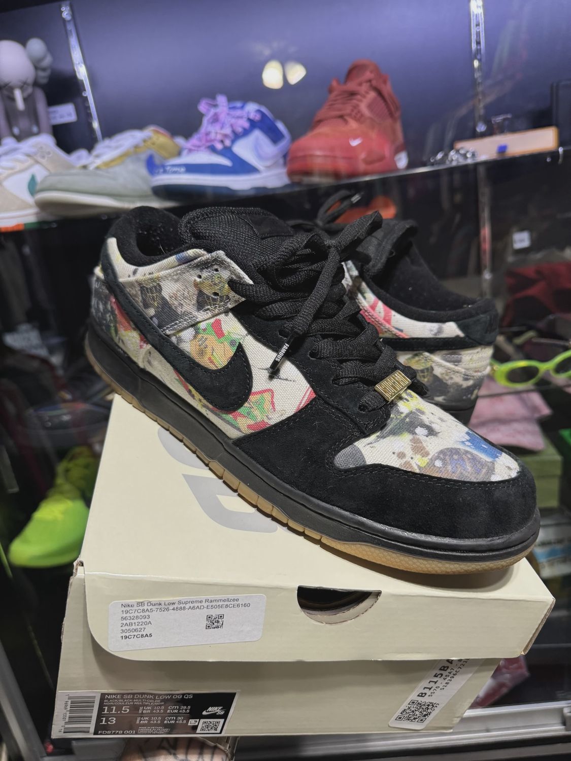 Nike SB Dunk Low Supreme Rammellzee • Pre-Owned [8710]