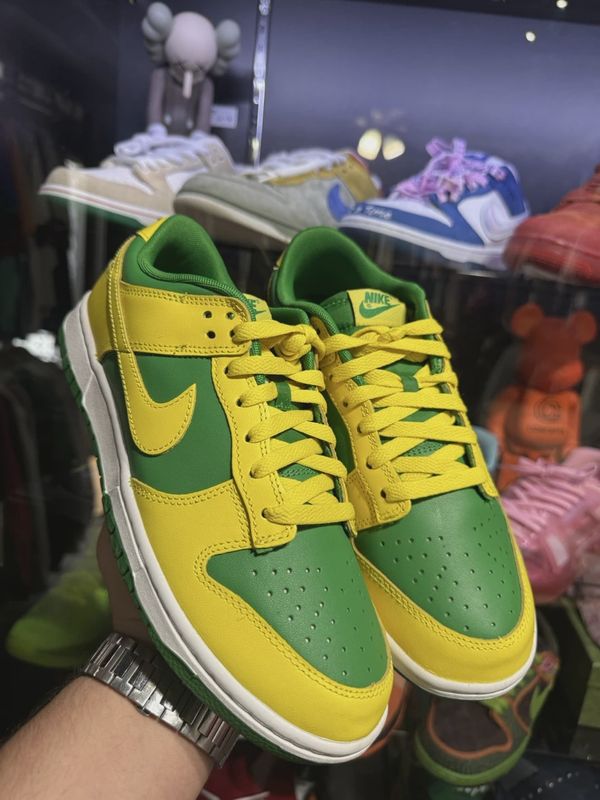 Nike Dunk Low Retro Reverse Brazil No Box • Pre-Owned [2193]