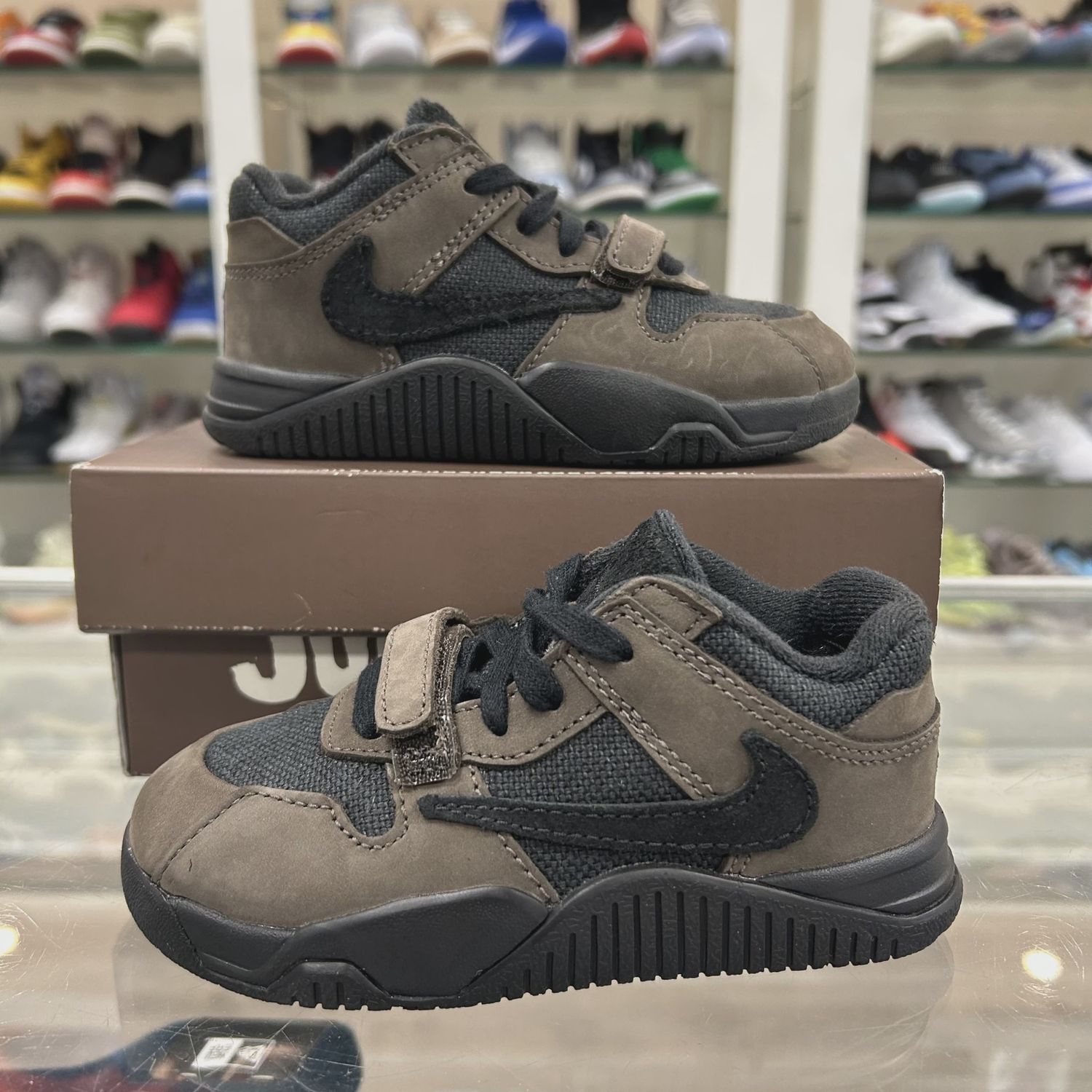 Jordan Jumpman Jack TR Travis Scott Dark Mocha (Toddler) • Pre-Owned [6926]