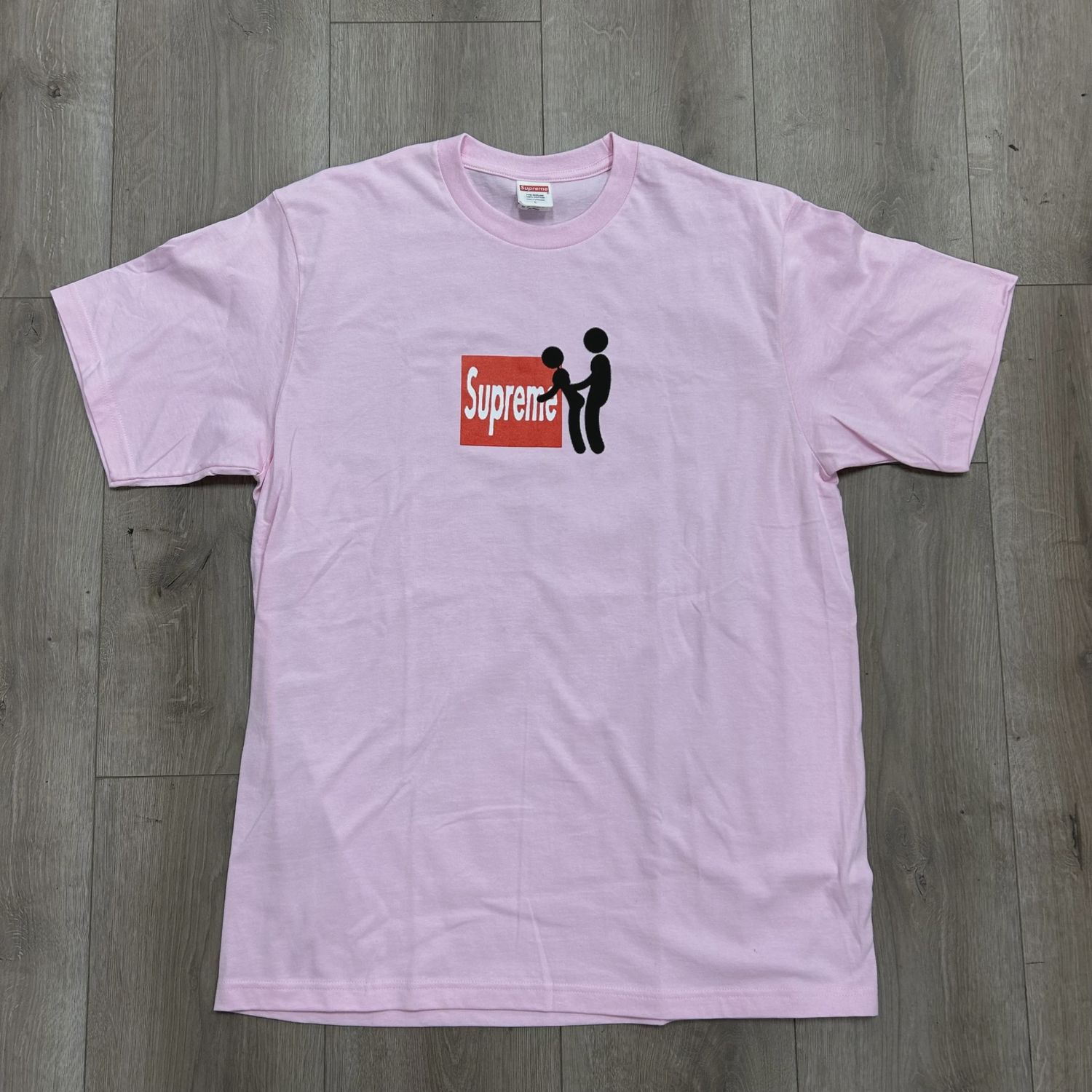 Supreme Stick Tee Pink • Pre-Owned [9513]