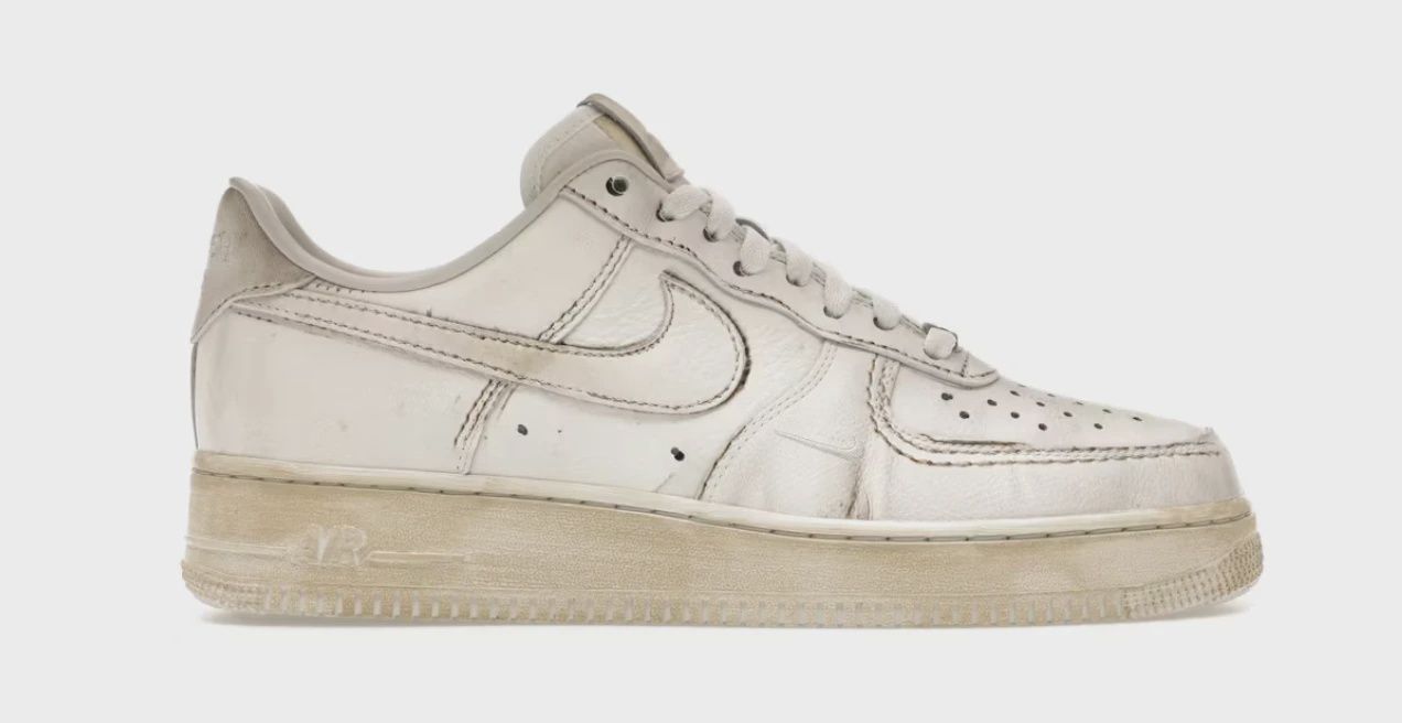 Nike Air Force 1 Low .SWOOSH Dirty Triple White • Brand New [0975]