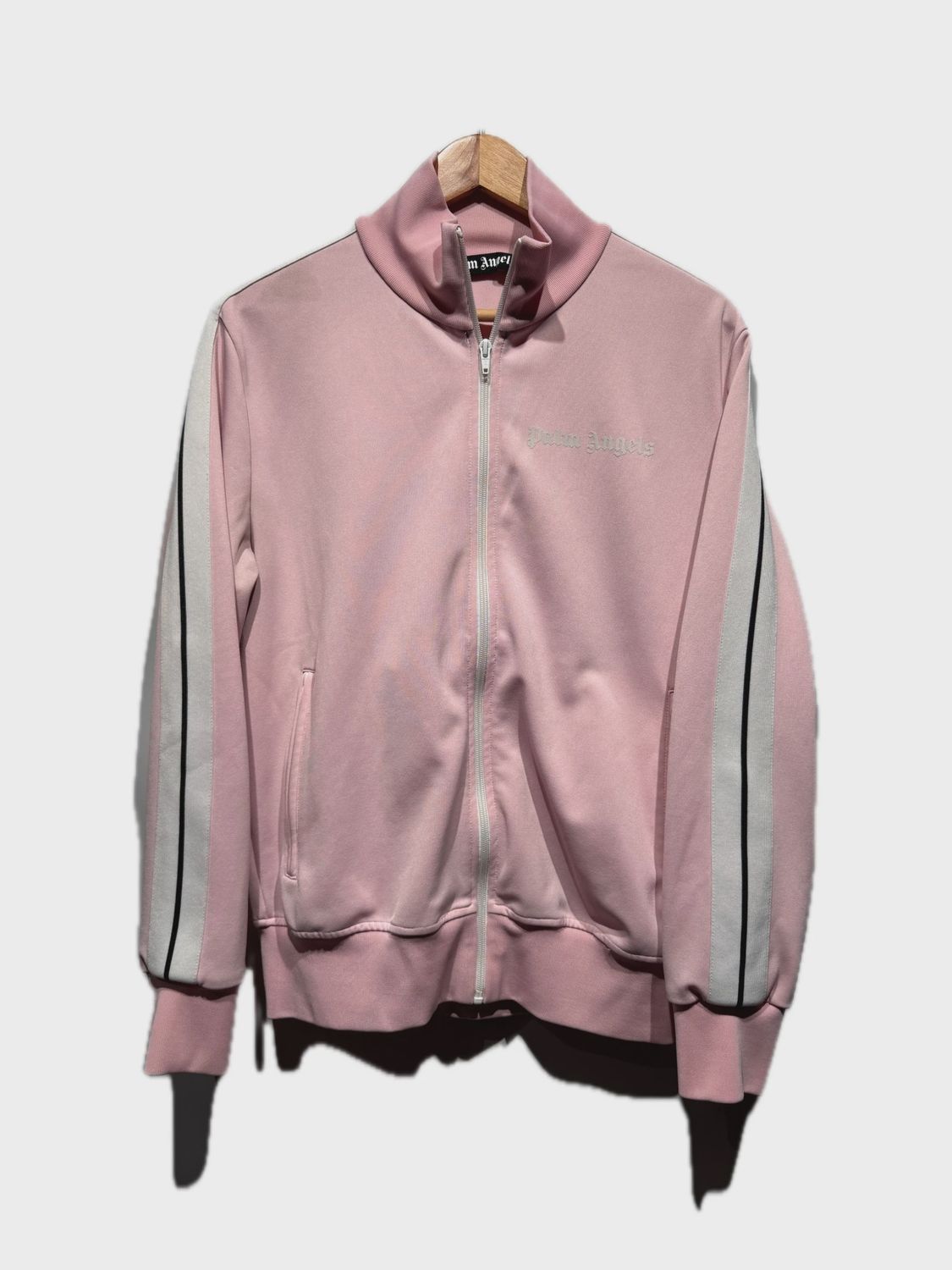 Palm Angels Pink Track Jacket size Large • Pre-Owned [7908]