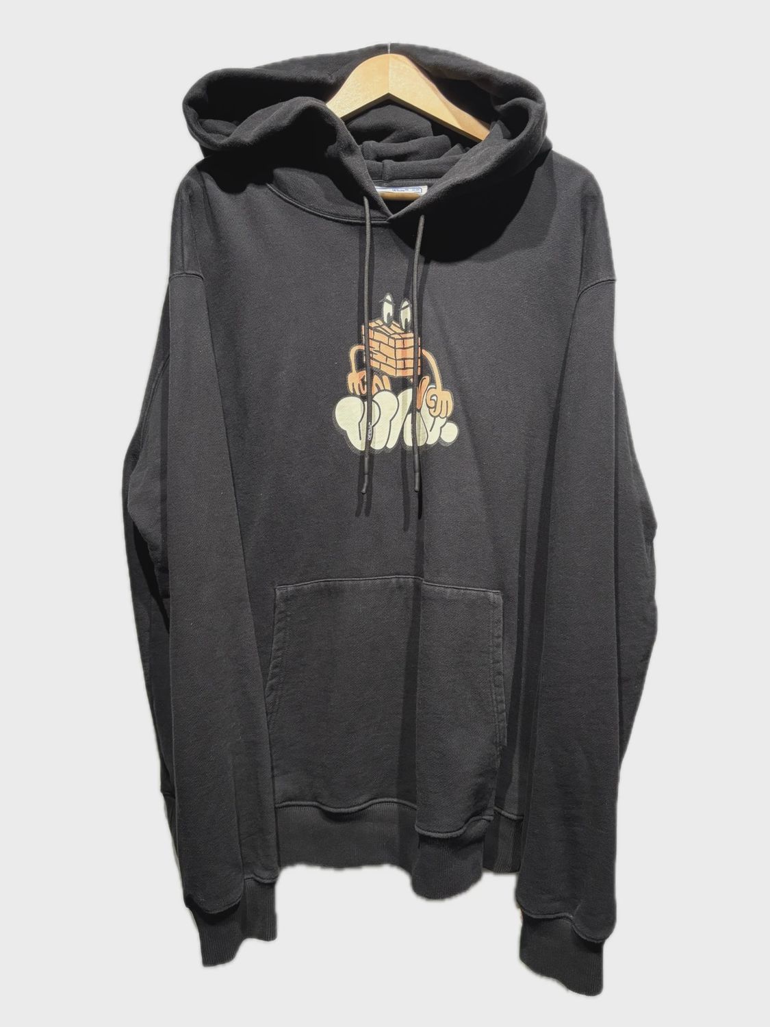 Off White Concept #18 Black Hoodie Size XXL • Pre-Owned [8934]