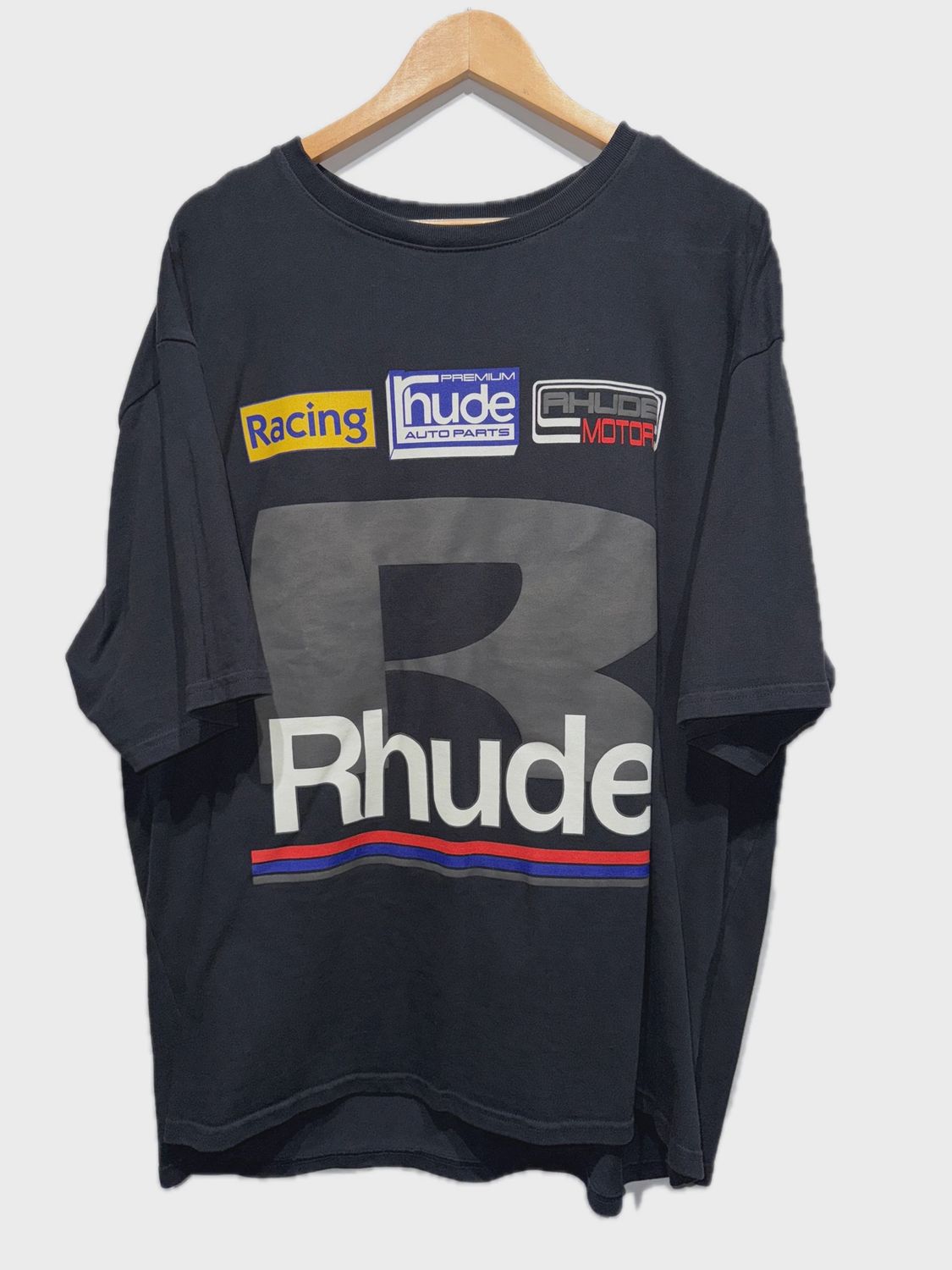 Rhude Petrol Patch Tee Shirt size XXL • Pre-Owned [6453]