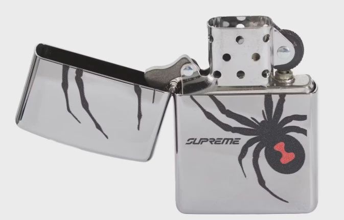 Supreme Spyder Zippo Silver New  • Brand New [1599]