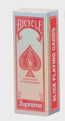 Supreme Bicycle Holographic Slice Cards • Brand New [1135]
