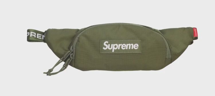 Supreme Small Waist Bag (FW22) Olive • Brand New [8088]