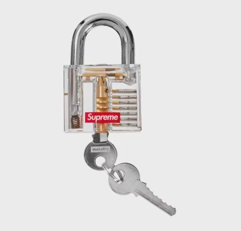 Supreme Transparent Lock Clear New  • Brand New [4649]