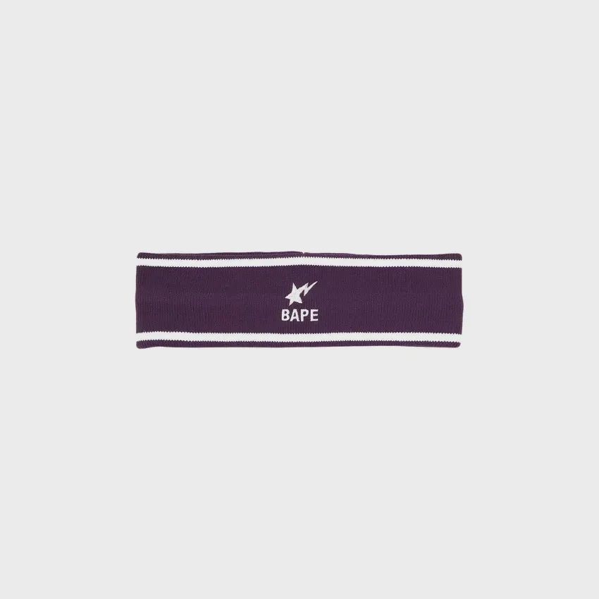 BAPE Bapesta Headband Purple New • Brand New [9853]