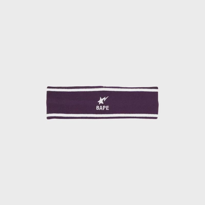 BAPE Bapesta Headband Purple New • Brand New [9853]