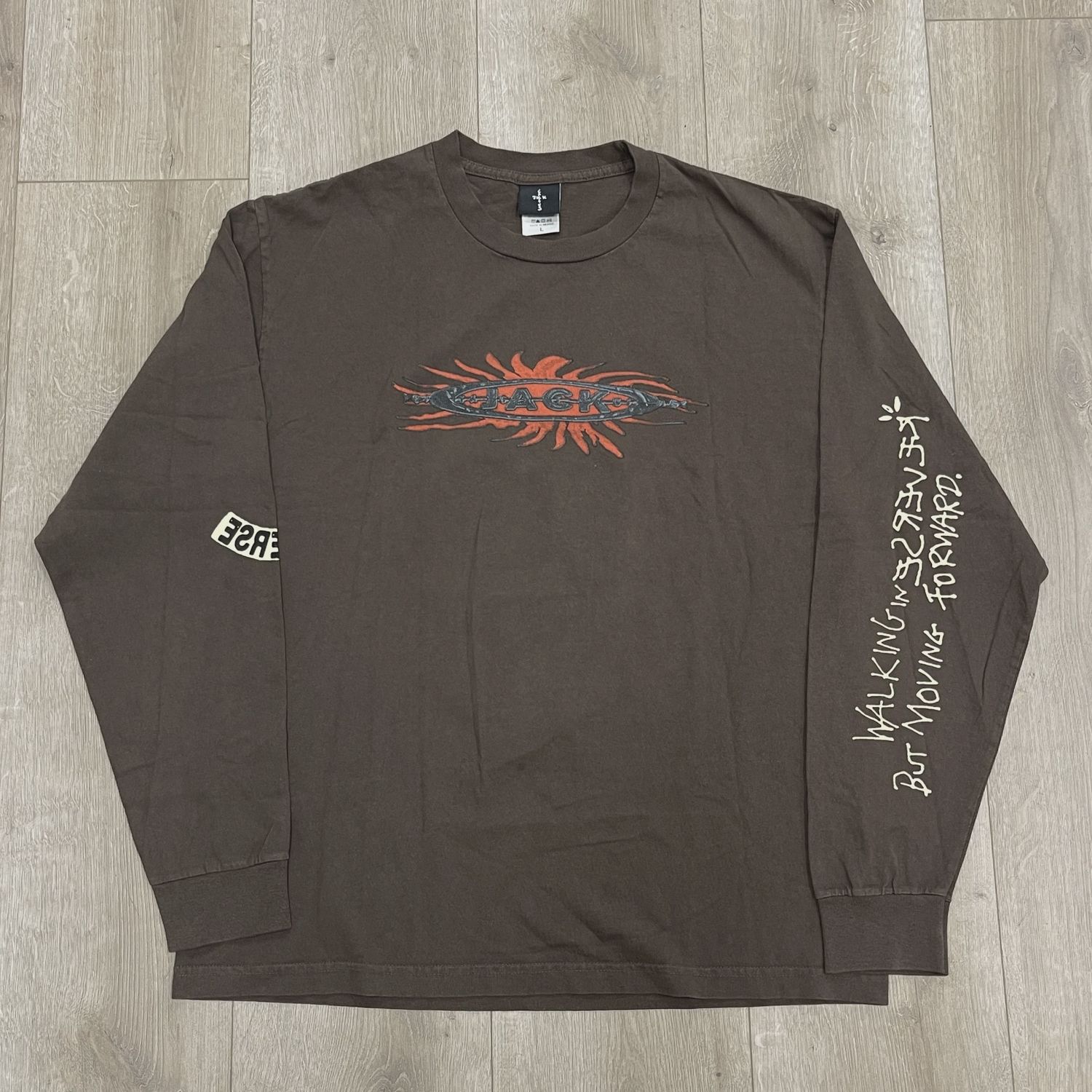 Travis Scott Cactus Jack Reverse Jack Long Sleeve Tee • Pre-Owned [2627]