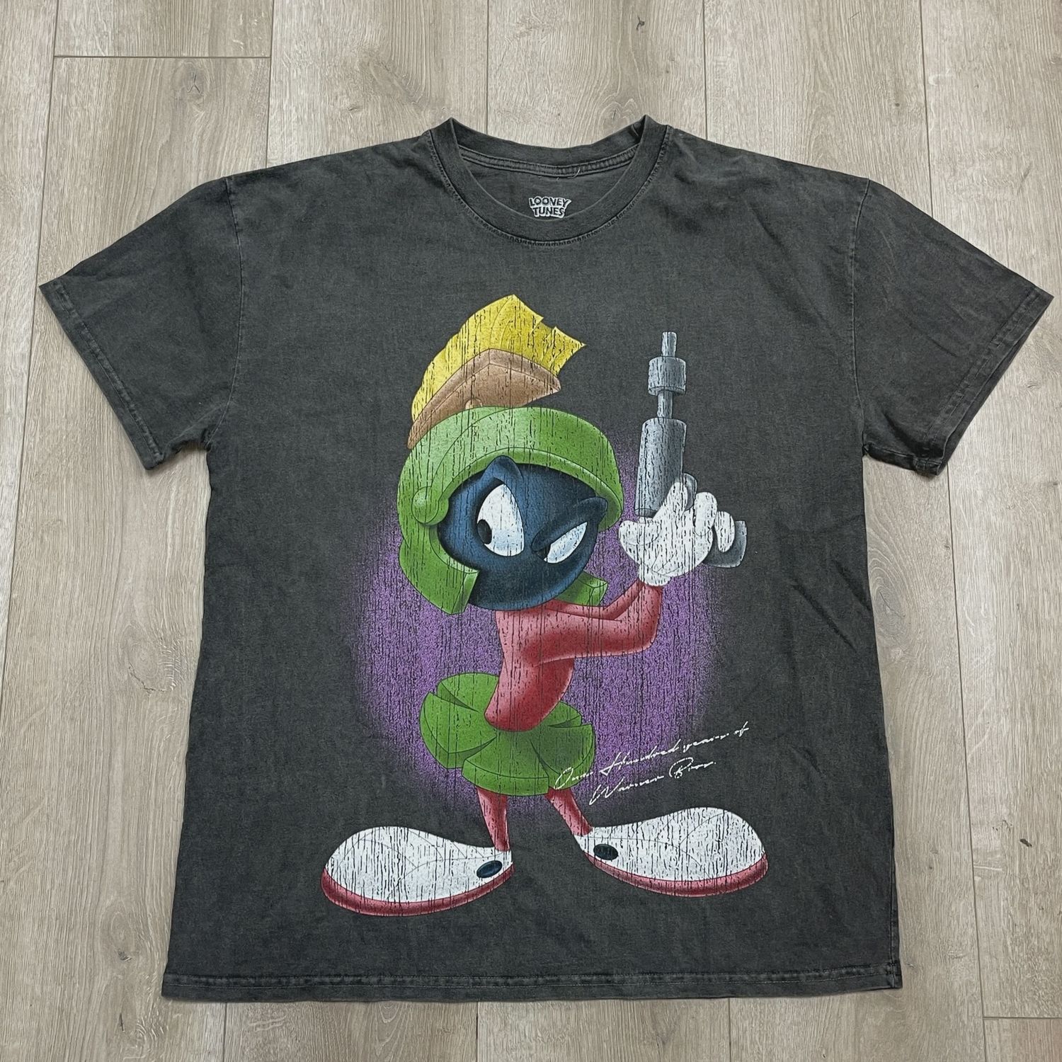 73Studio X Warner Bros. Marvin The Martian Vintage Heavyweight T-Shirt • Pre-Owned [4848]