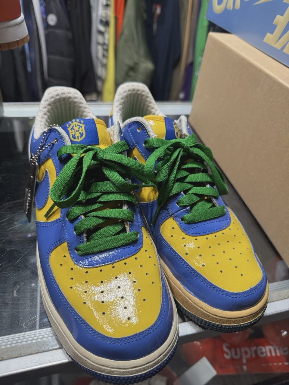 Air Force 1 Brazil 2005 size 7.5 • Pre-Owned [8793]