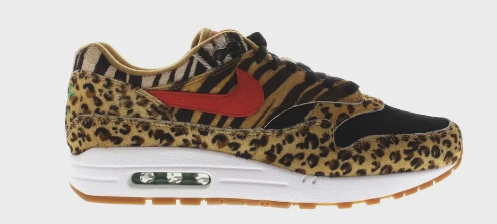 Nike Air Max 1 atmos Animal Pack 2.0 (All Black Box) (2018) • Pre-Owned [8096]
