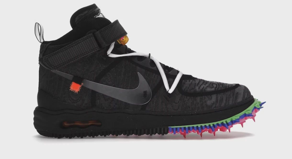 Nike Air Force 1 Mid Off-White Black • Brand New [4692]