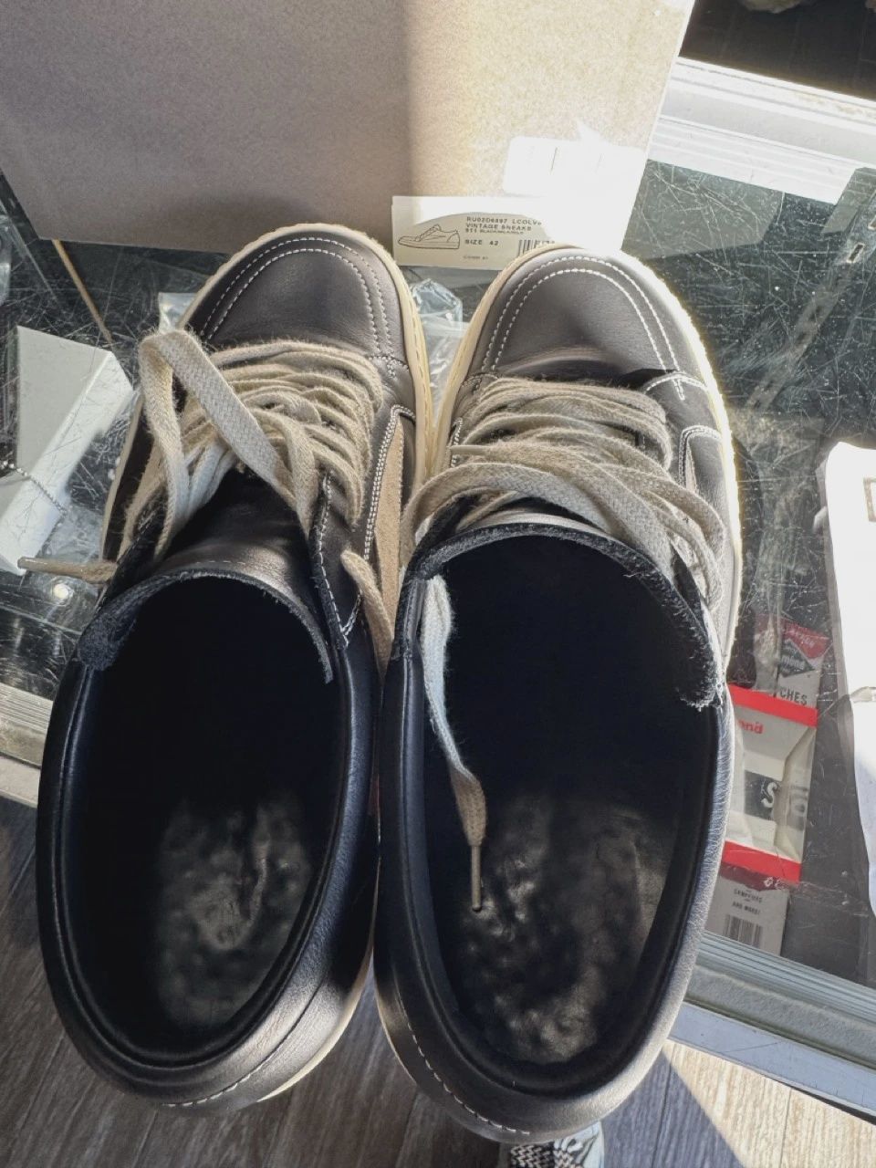 Rick Owen’s Vintage Leather Mainline size 9 • Pre-Owned [5512]