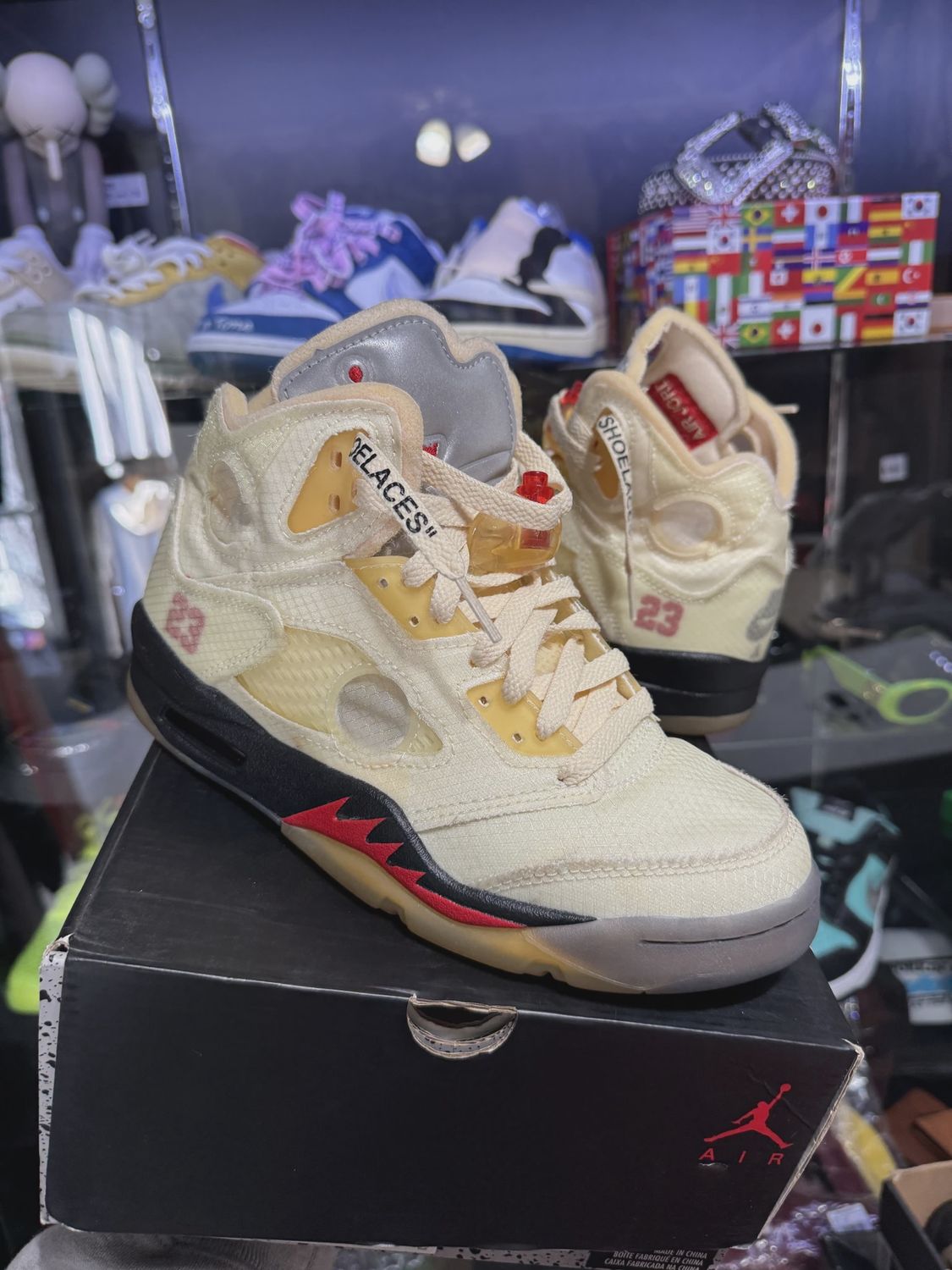 Air Jordan 5 Retro Off-White Sail • Pre-Owned [8964]