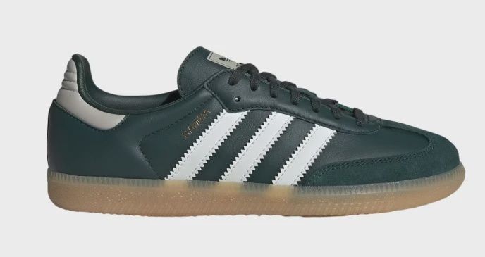 adidas Samba OG Mineral Green Off White Putty Grey (GS) • Brand New [8740]