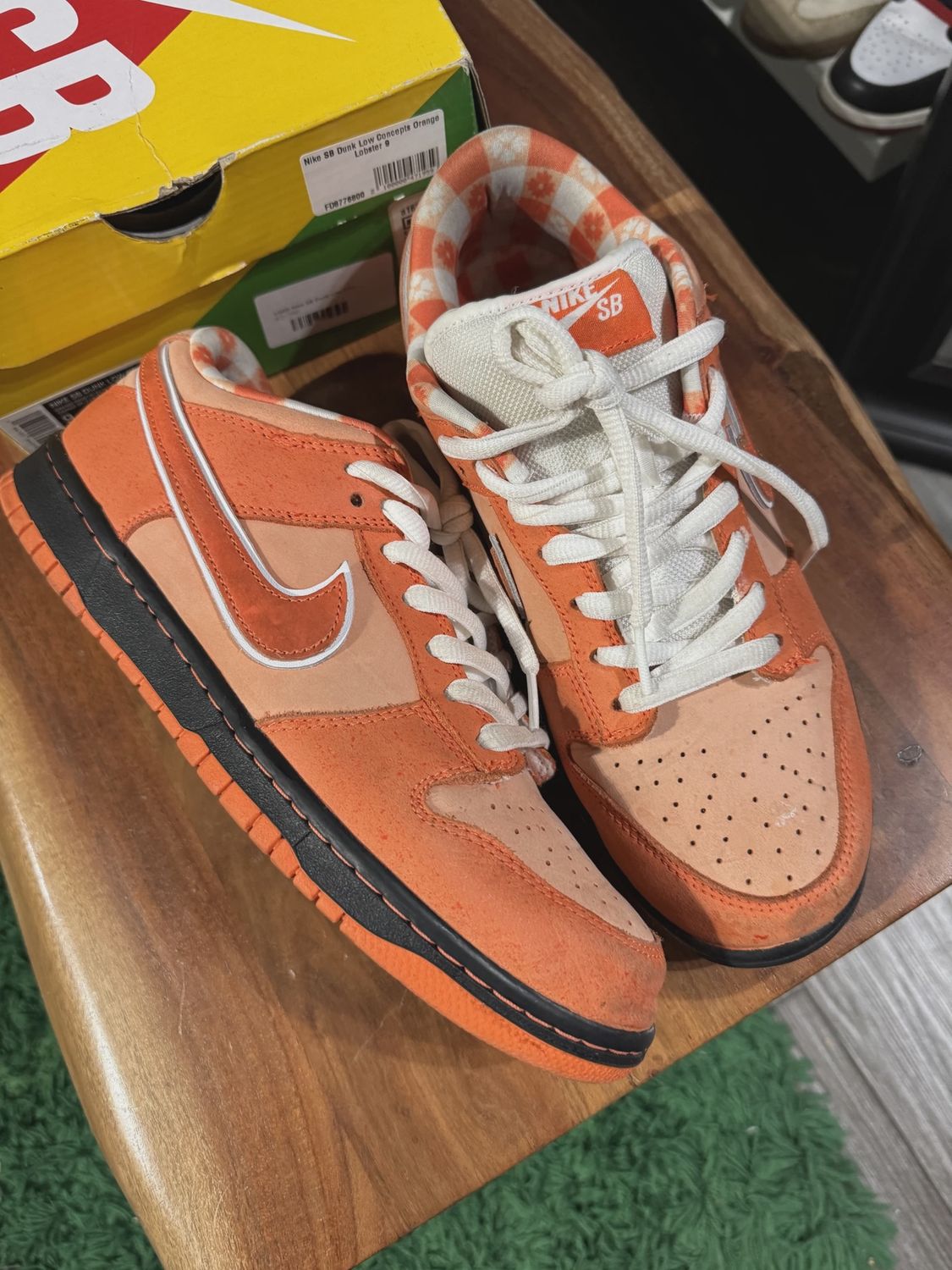 Nike SB Dunk Low Concepts Orange Lobster • Pre-Owned [7596]