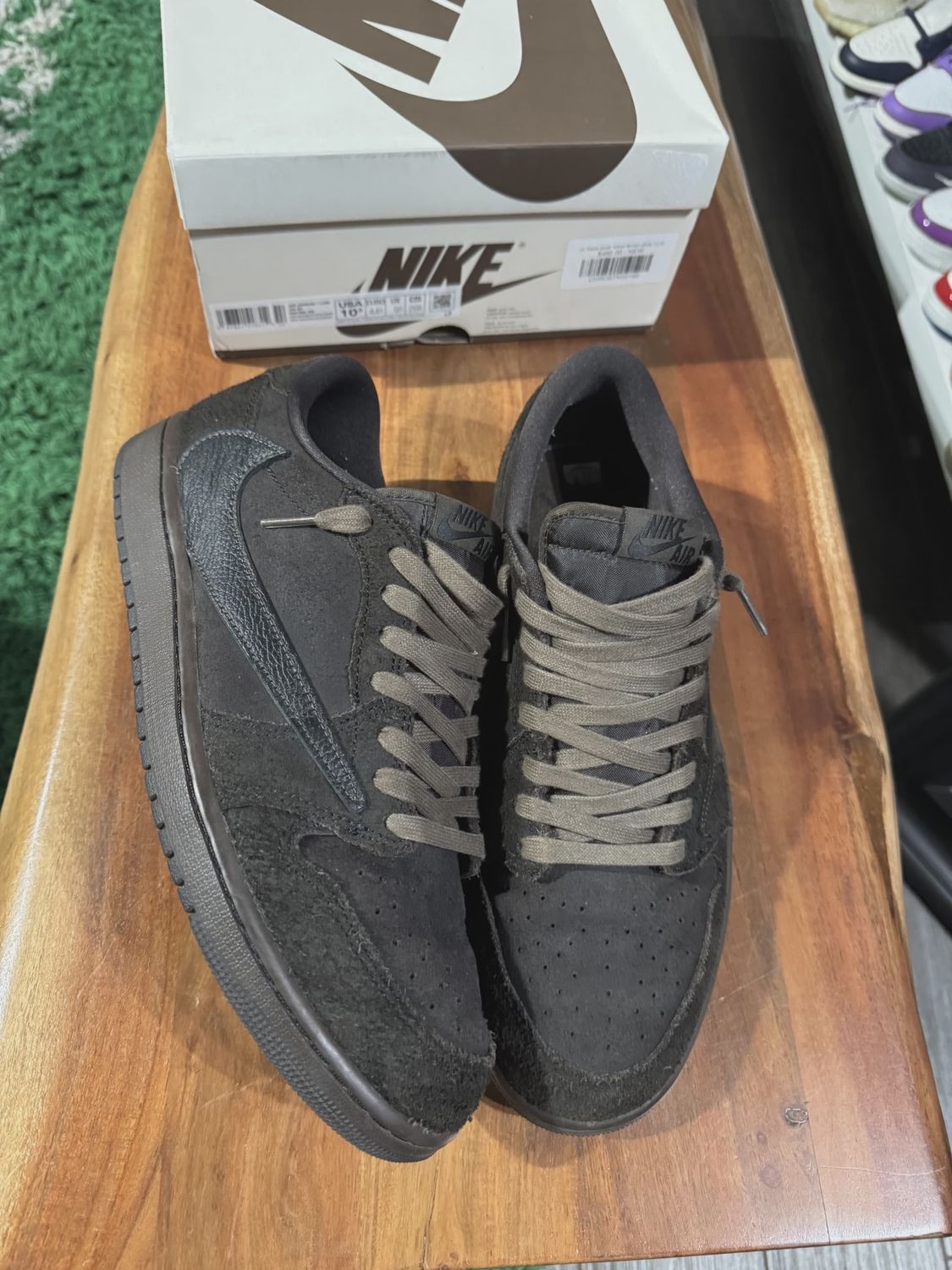 Air Jordan 1 Retro Low Original SP Travis Scott Velvet Brown • Pre-Owned [2692]