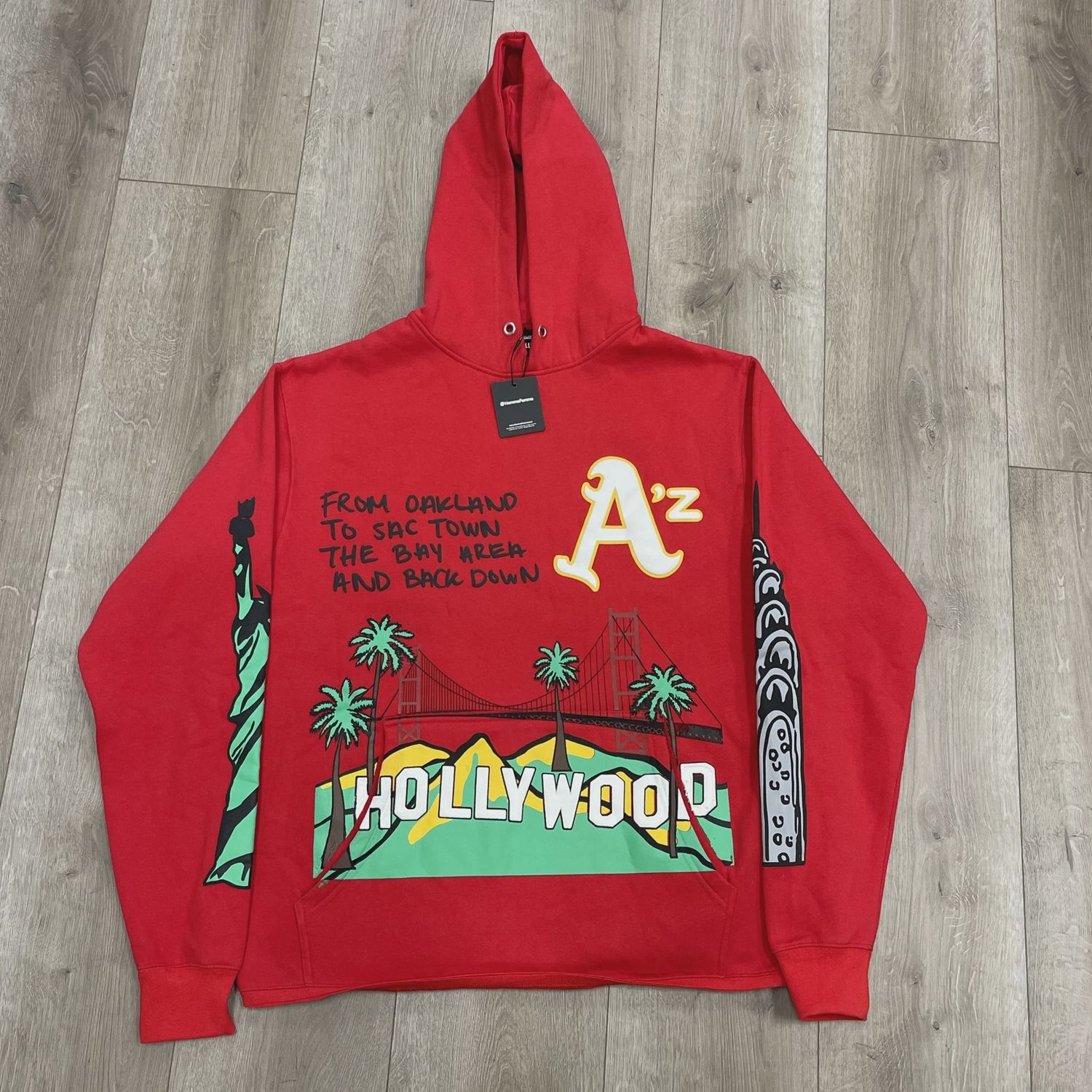 Homme + Femme Cali to NYC hoodie • Brand New [1277]