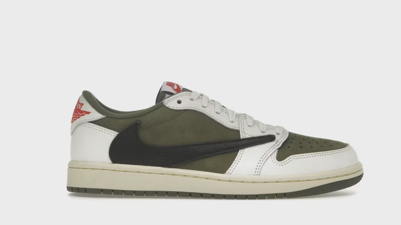 Air Jordan 1 Retro Low Original SP Travis Scott Medium Olive • Brand New [5125]
