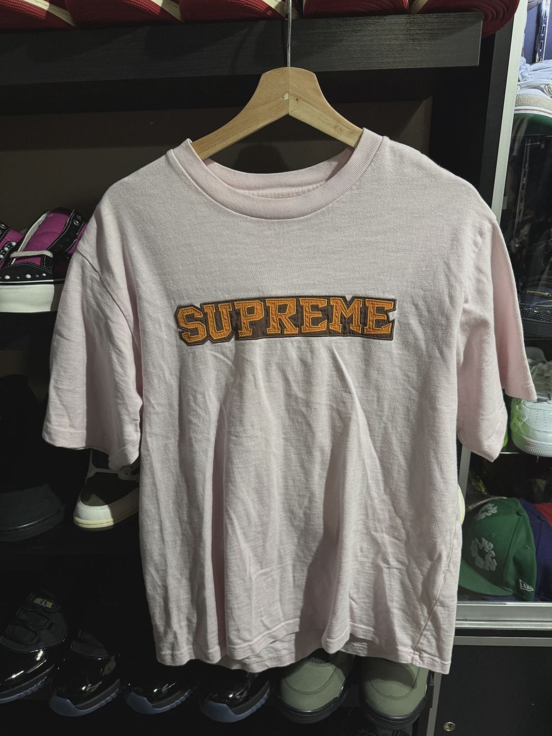 Supreme Satin Applique Light Pink • Pre-Owned [3321]