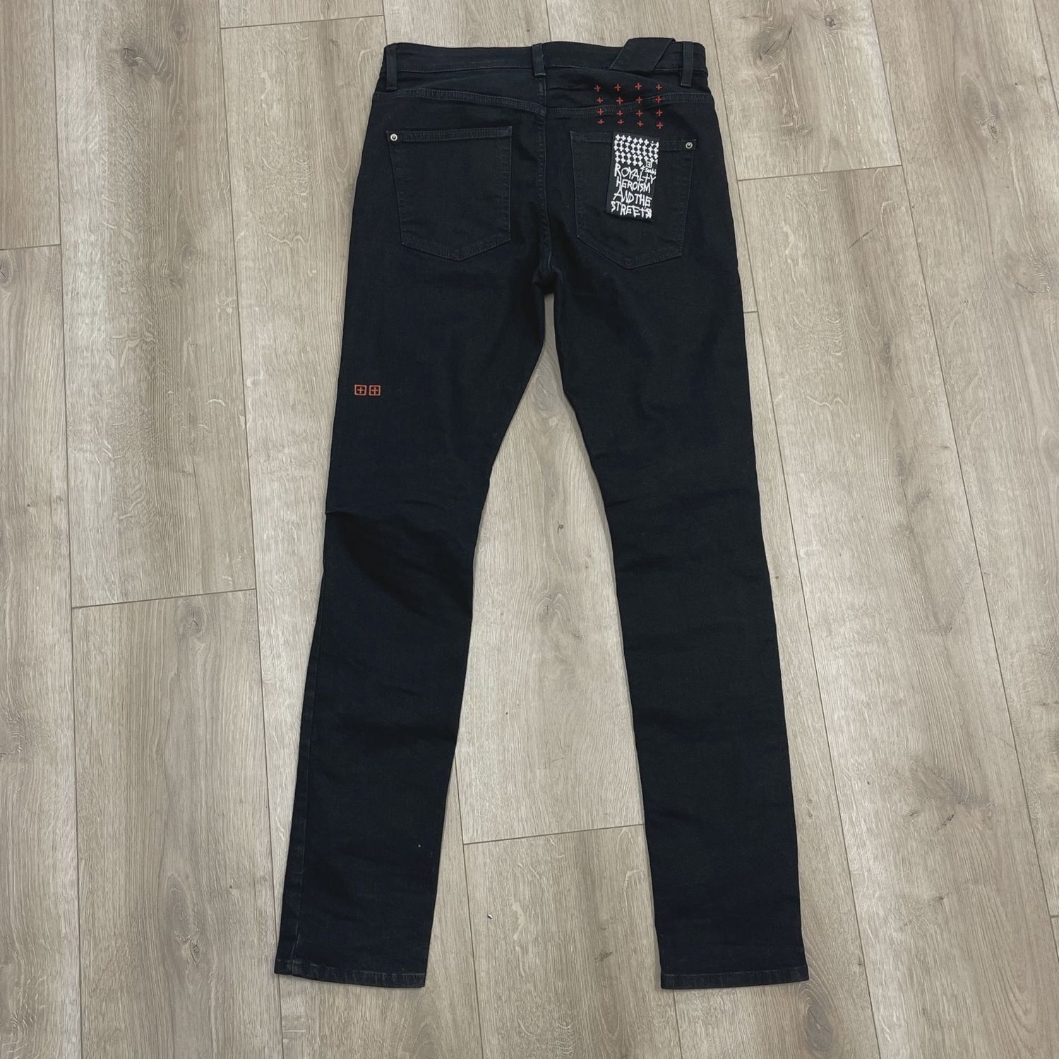 Ksubi Chitch Laid Black slim fit denim jean.  • Pre-Owned [7568]