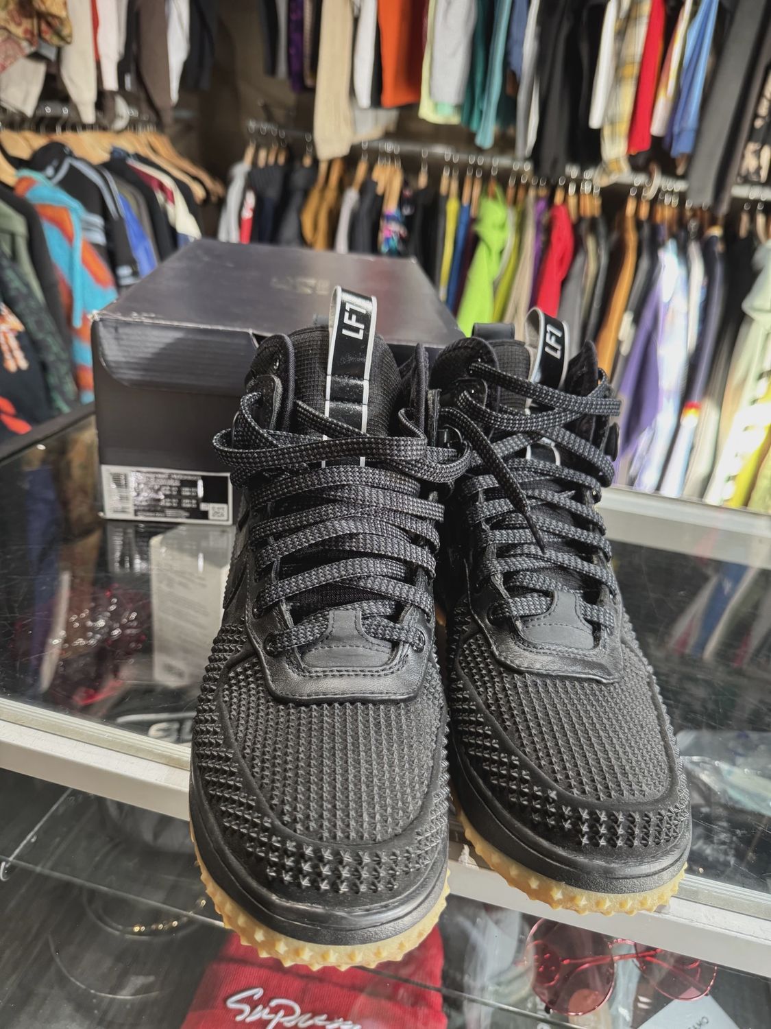 Nike Lunar Force 1 Duckboot Black Gum • Pre-Owned [0902]