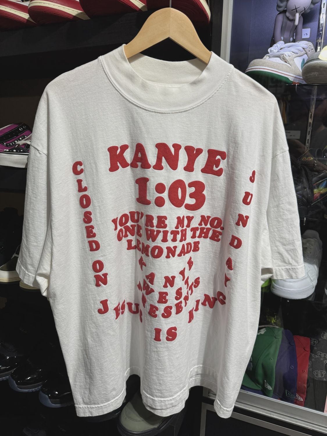 Yeezy Sunday Service White Tee • Pre-Owned [6576]