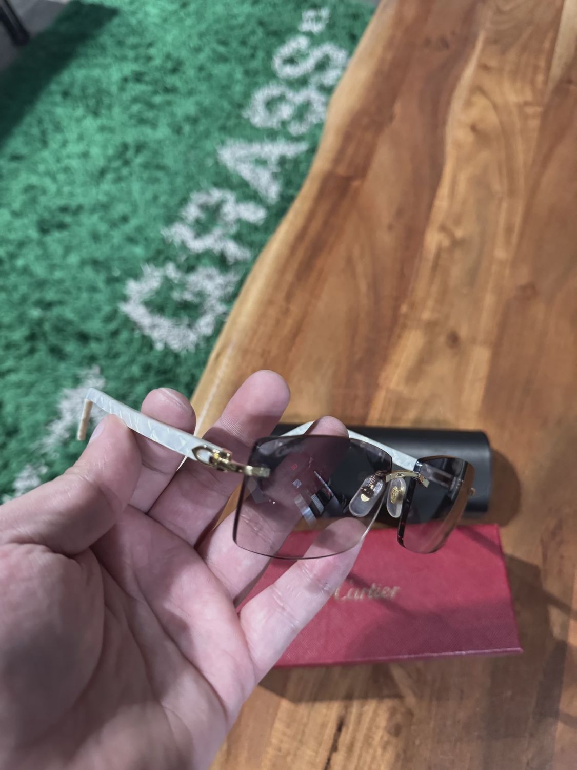 Cartier Pearl Glasses • Pre-Owned [6839]