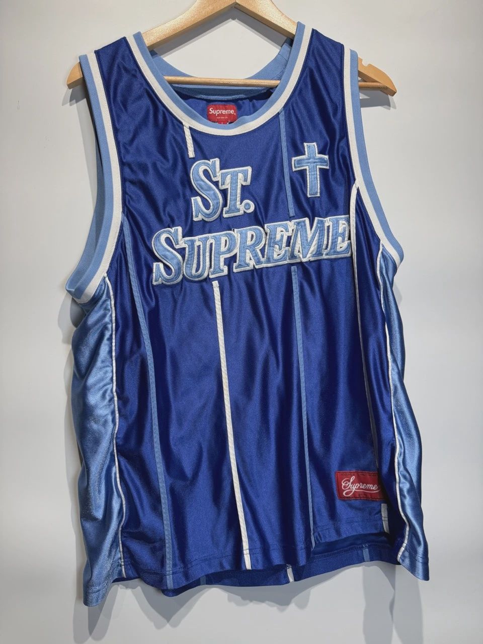 Supreme St. Supreme Basketball Jersey • Pre-Owned [2963], Clothing Size: L, Product Condition: Pre-Owned