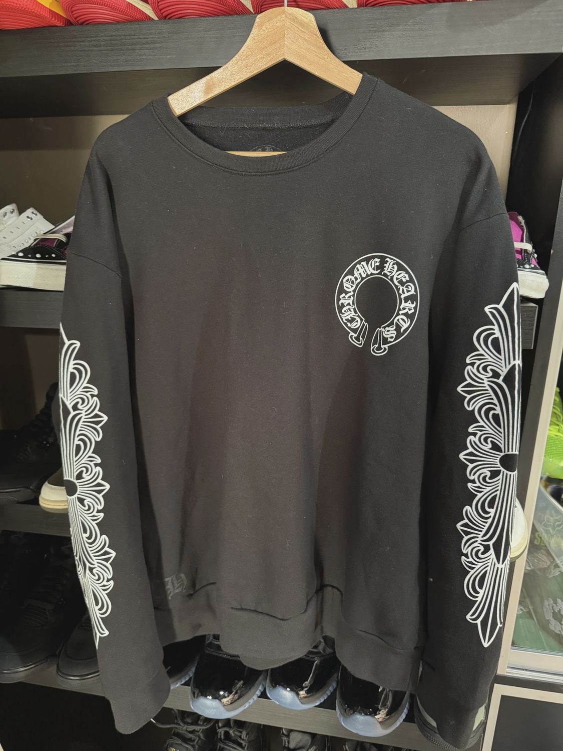 Chrome Hearts Horseshoe Crewneck Black • Pre-Owned [2545]
