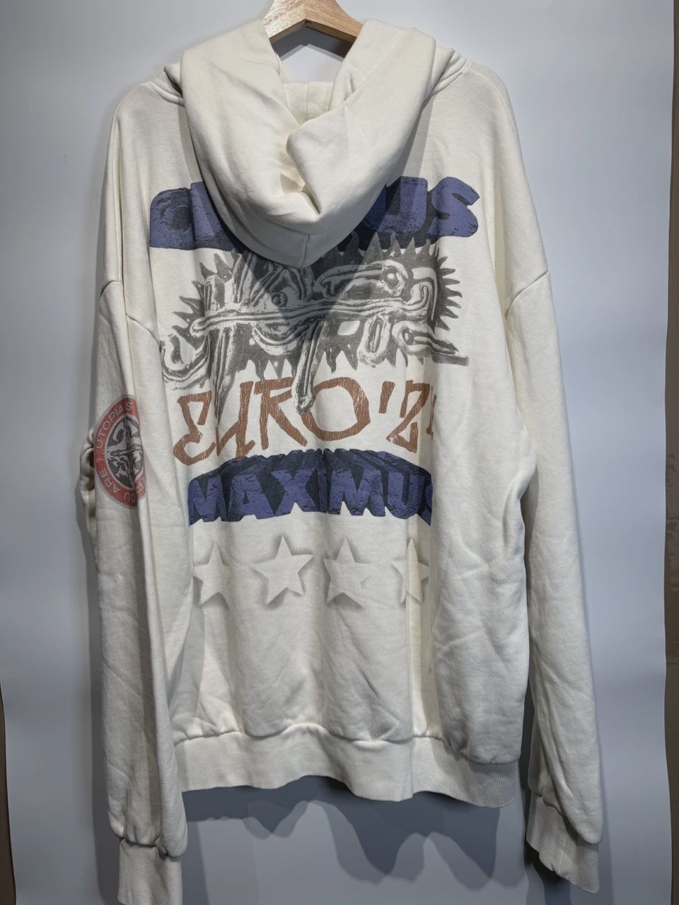 Cactus Jack by Travis Scott Circus Maximus Europe Tour 2024 Hoodie 'White' • Brand New [7436], Clothing Size: XXL, Product Condition: Brand New