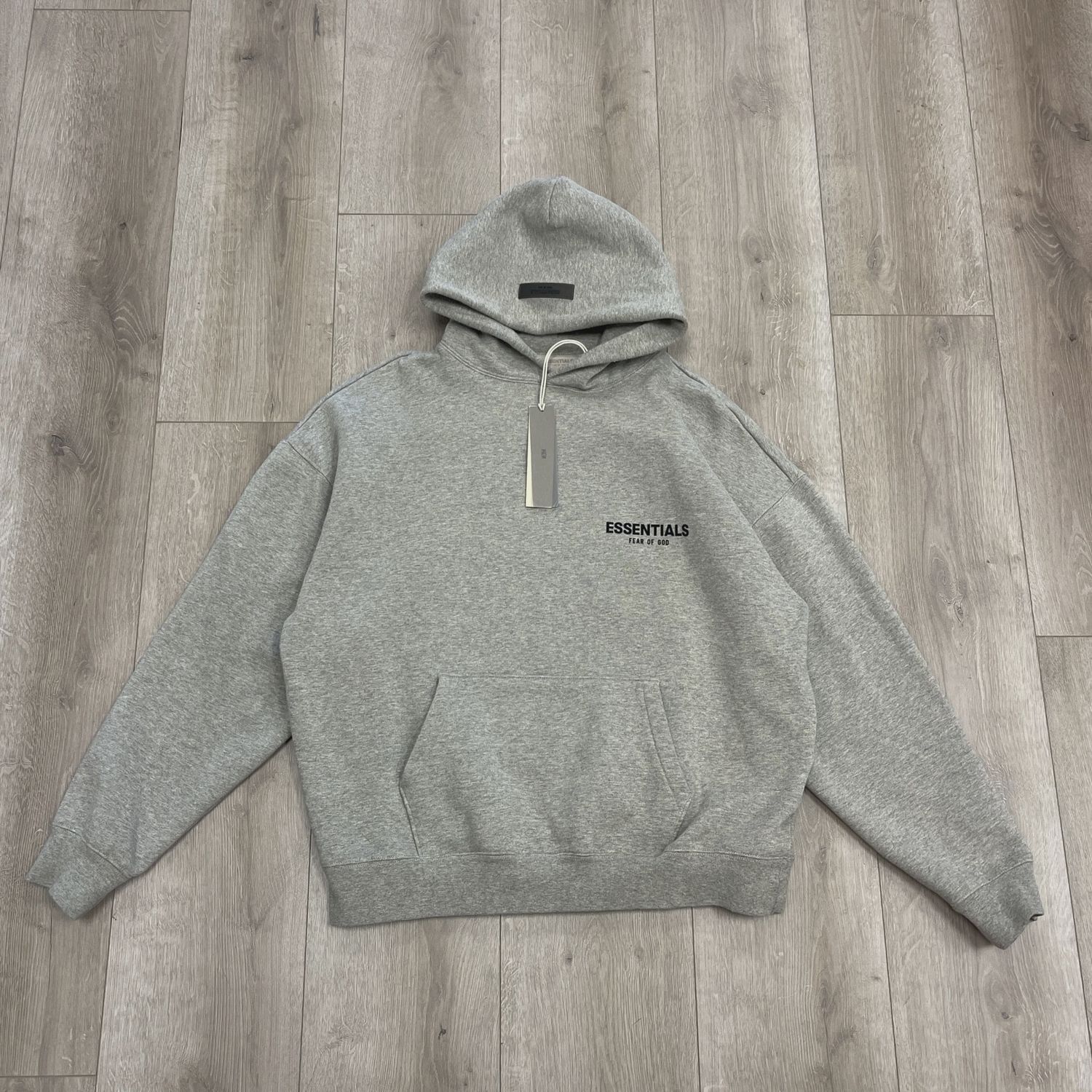 NEW Fear of God Essentials Hoodie Dark Oatmeal • Brand New [2121]