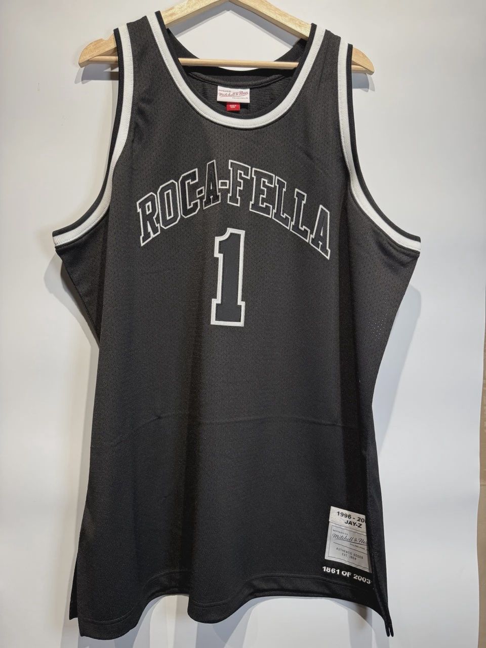 Mitchell &amp; Ness Jay-Z “Roc-A-Fella” jerseys • Pre-Owned [0434], Clothing Size: XXL, Product Condition: Pre-Owned