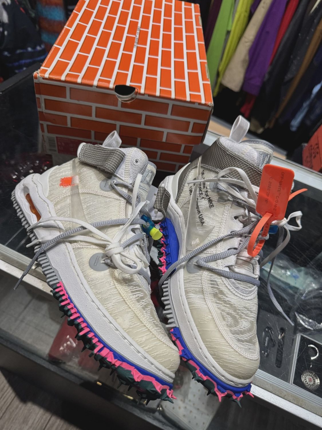 Nike Air Force 1 Mid Off-White White • Pre-Owned [5595]