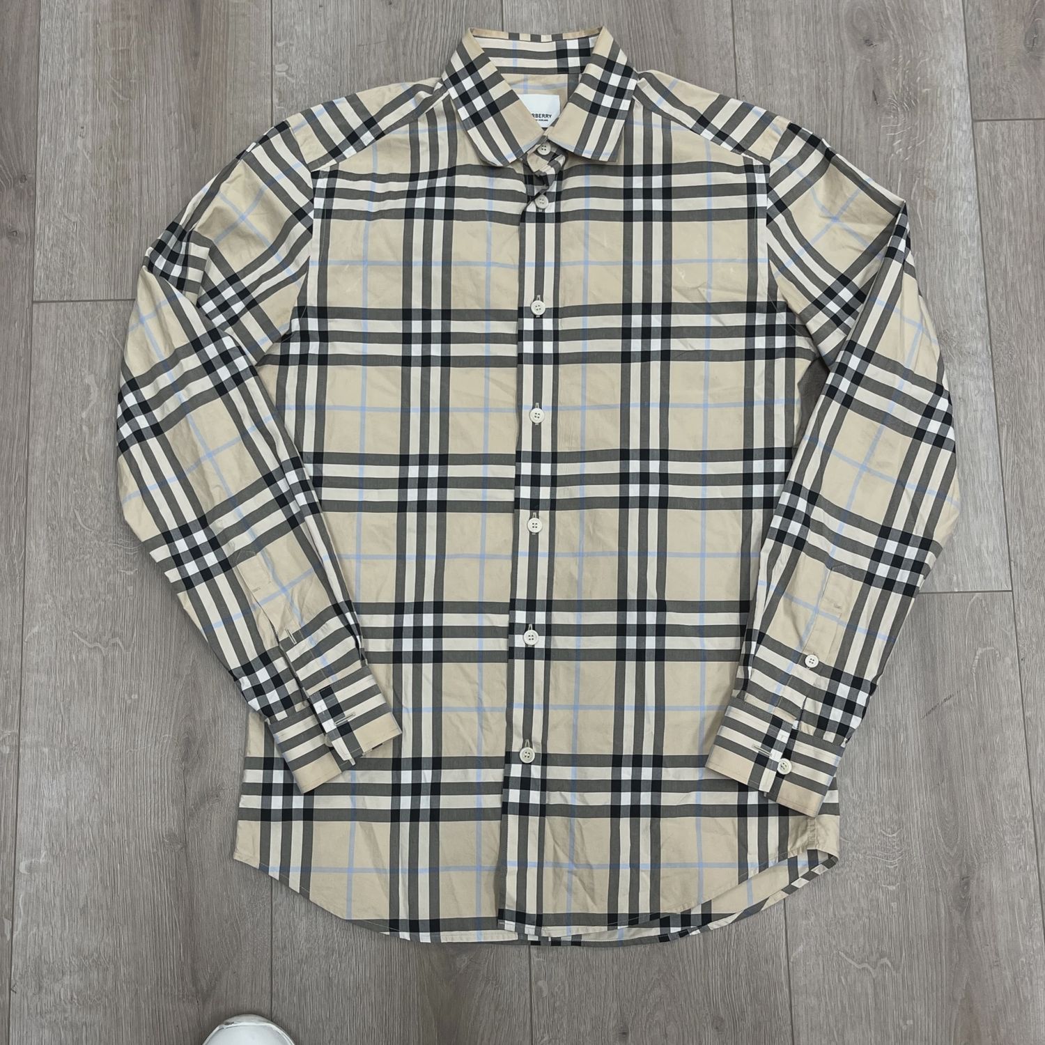 Burberry Regular Fit Check Cotton Shirt • Pre-Owned [1714]