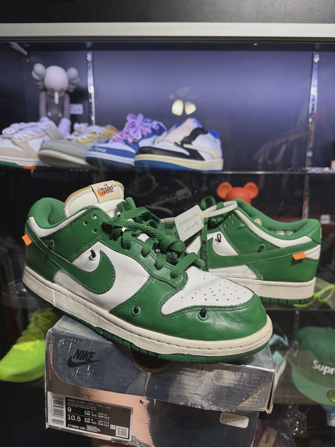 Nike Dunk Low Off-White Pine Green • Pre-Owned [1308]