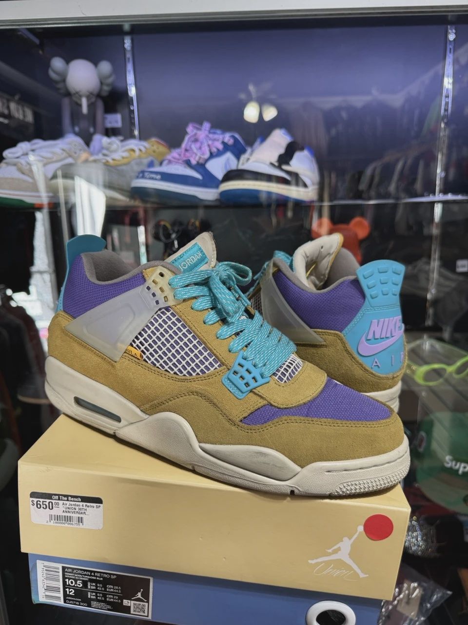 Air Jordan 4 Retro SP 30th Anniversary Union Desert Moss • Pre-Owned [3353]