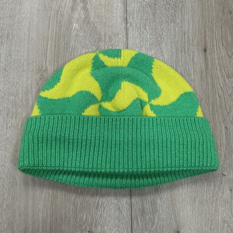 Bottega Veneta Ghost Wavy Triangle Beanie Hat • Brand New [7783]