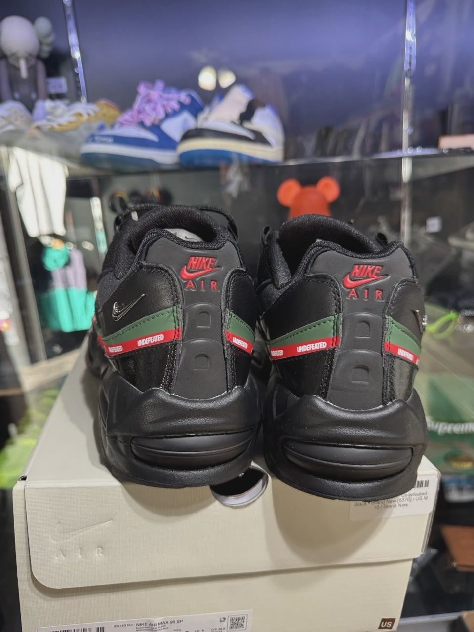 Nike Air Max 95 SP Undefeated Black - US-10 Pre-Owned • Pre-Owned [6686]