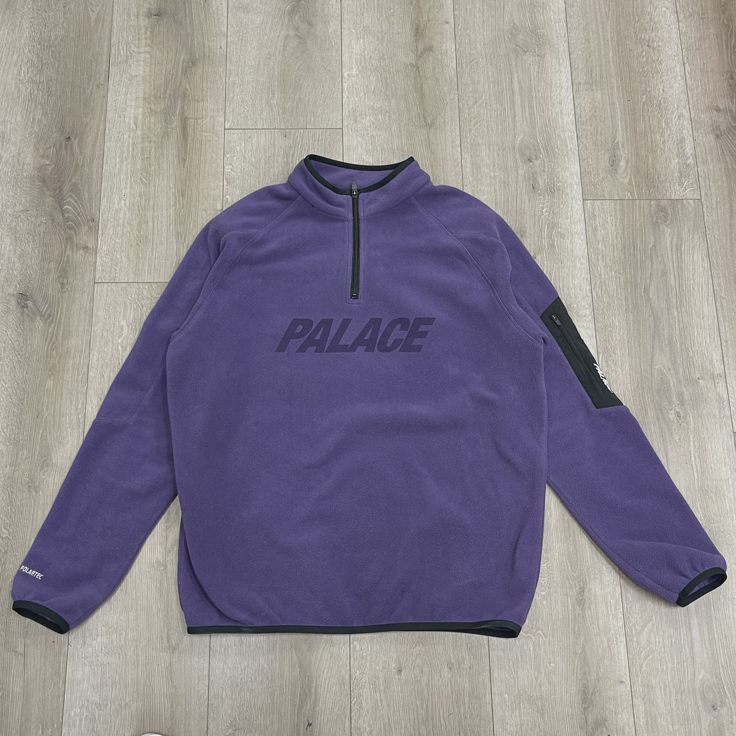 Palace Polartec 1/4 Zip Purple • Pre-Owned [7407]