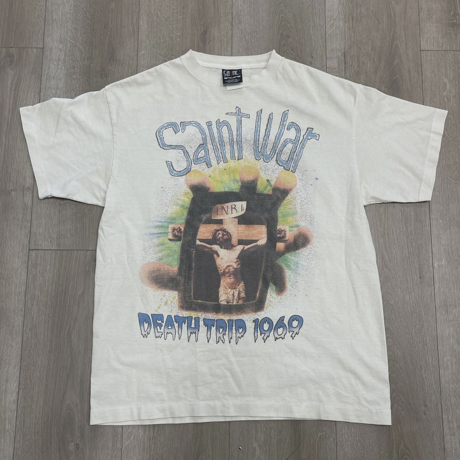 Saint Mxxxxxx Saint War Tee White • Pre-Owned [2280]