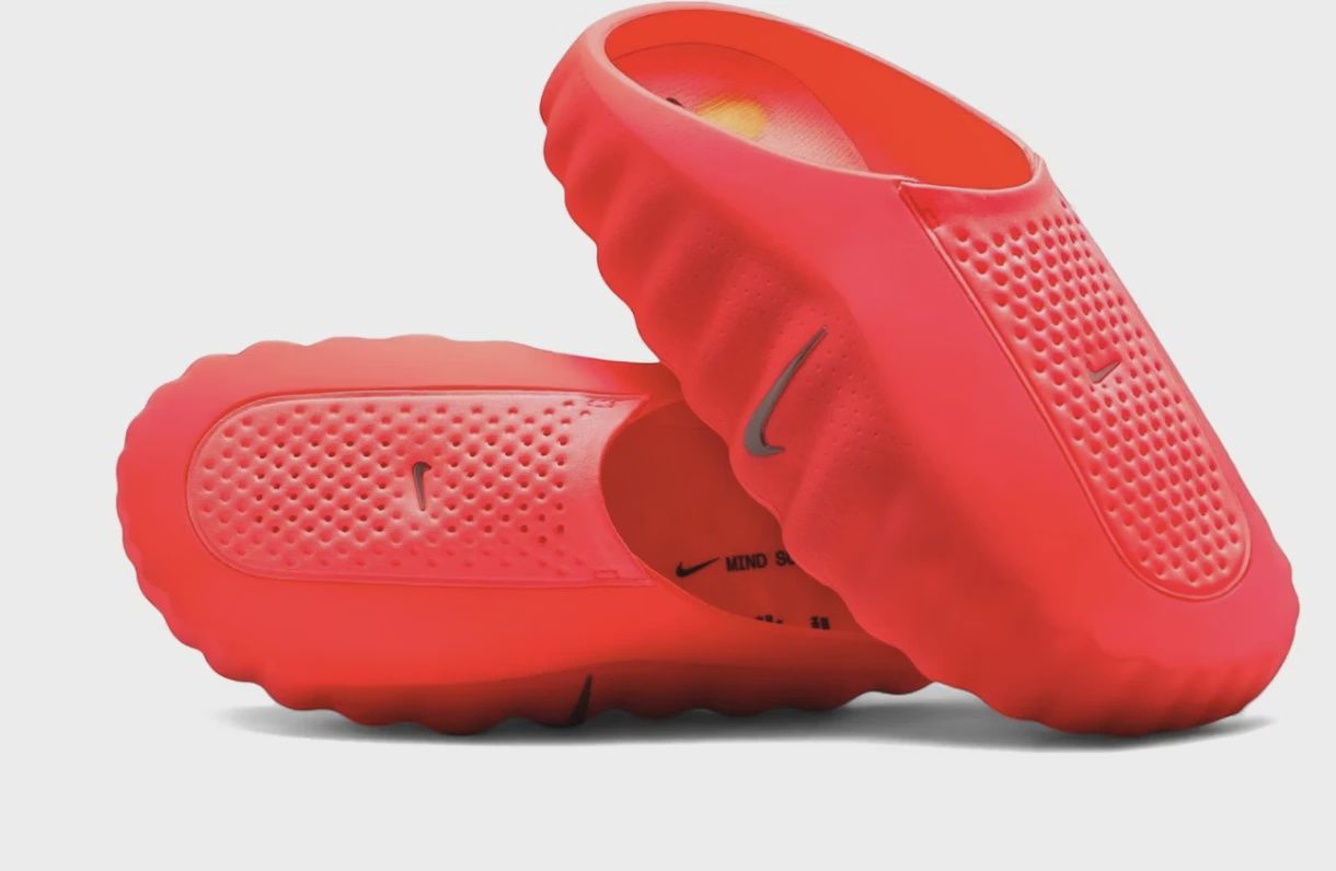 Nike Mind 001 Slide Solar Red • Brand New [5094]