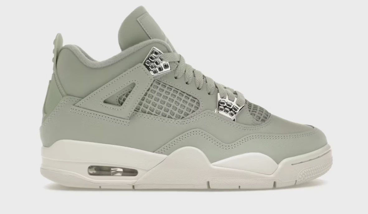 Air Jordan 4 Retro Seafoam Sail (Women's)  • Brand New [4884]