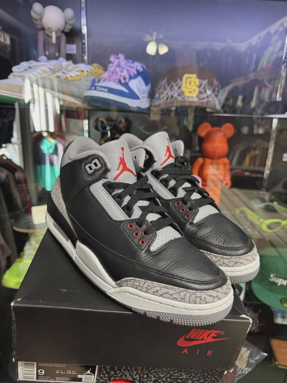 Air Jordan 3 Retro Original Black Cement (2024) • Pre-Owned [7392]